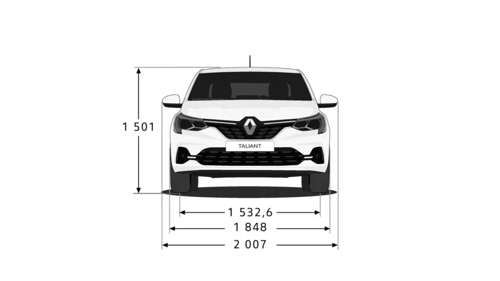 Renault Taliant Boyutları